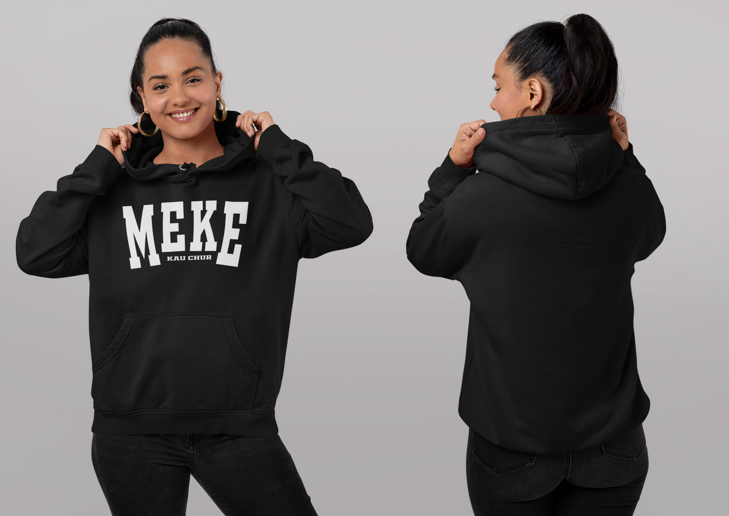 Meke Kau Chur - Adult Hoodie