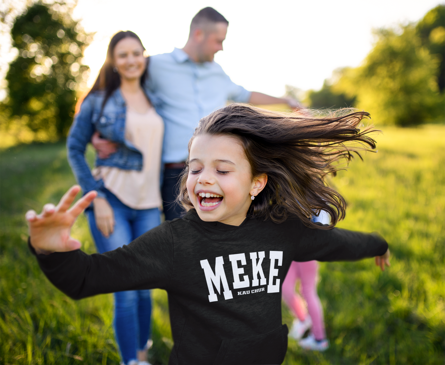 Meke Kau Chur - Tamariki Hoodie